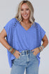 Crochet Lace Detail Oversized Tee